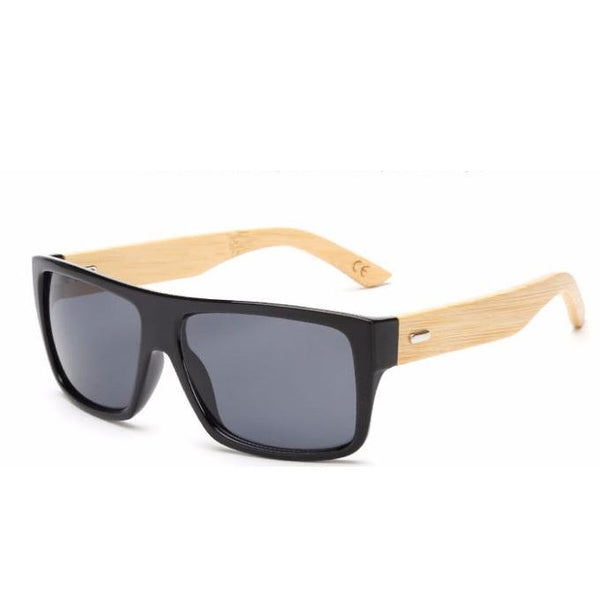 Rectangle Bamboo Sunglasses